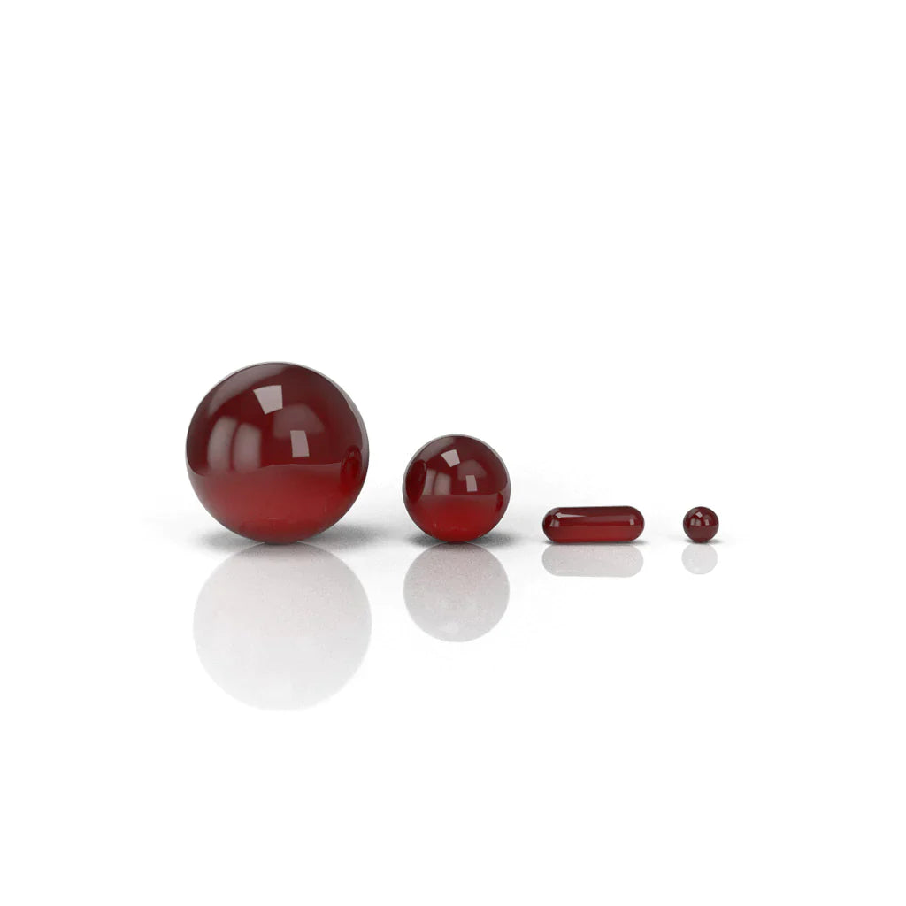 Honeybee Herb | DAB MARBLE SETS - 4 PIECE Cap · Dabber · Insert · Clip · Nail Honeybee Herb Dark Red