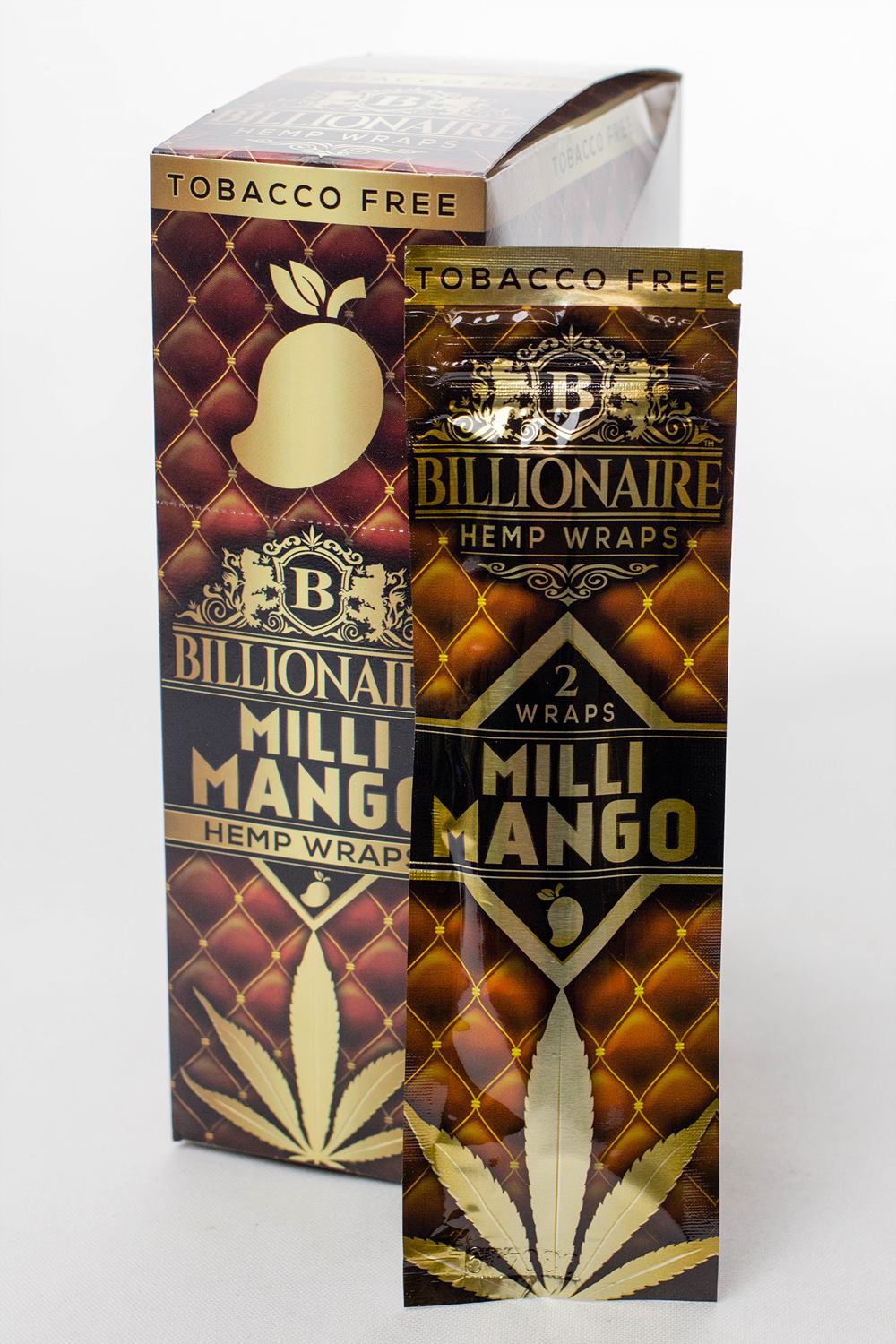 Billionaire Hemp Wraps display Leaf Wrap ONE Mango
