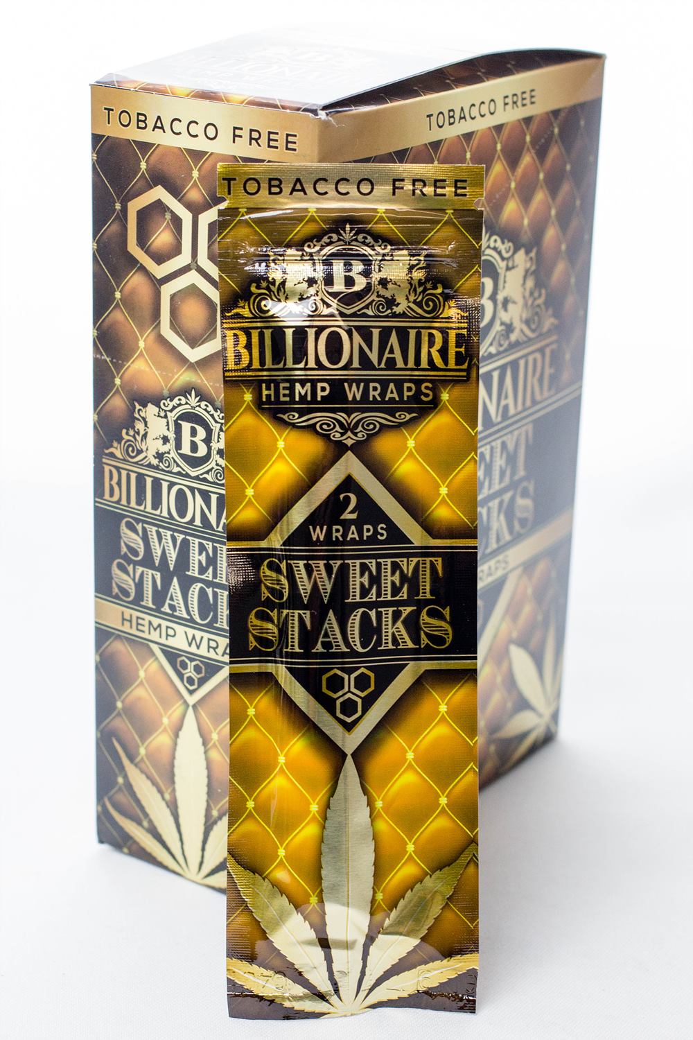 Billionaire Hemp Wraps display Leaf Wrap ONE Sweet Stacks