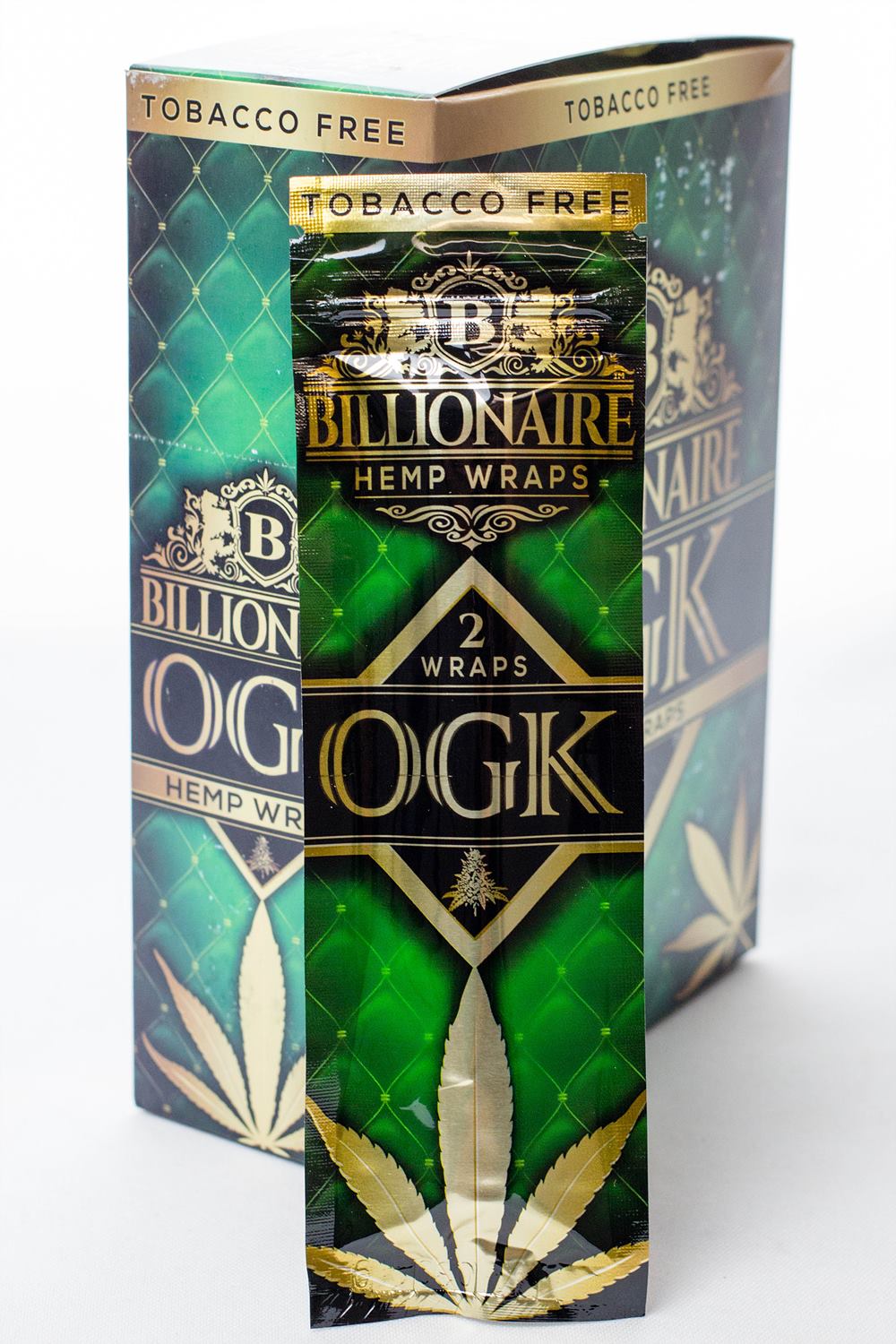 Billionaire Hemp Wraps display Leaf Wrap ONE OGK