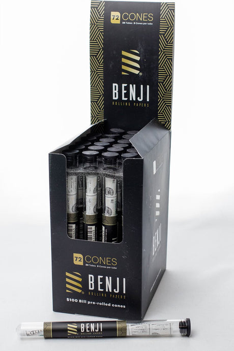 BENJI $100 BILL printed pre-rolled cones Pre-rolled Cone (Display Pack) ONE