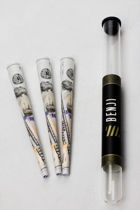 BENJI $100 BILL printed pre-rolled cones Pre-rolled Cone (Display Pack) ONE