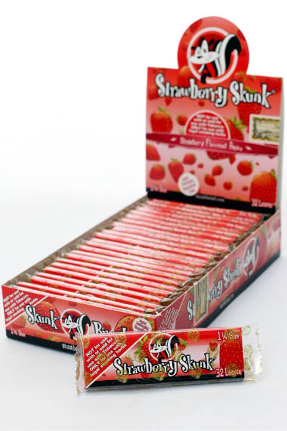 Skunk Brand sneaky delicious flavors papers 1 - 1/4" Size ONE Strawberry