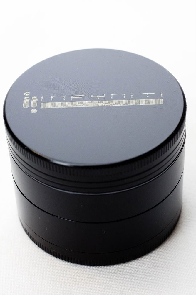 Infyniti 4 parts metal herb grinder ( GR5640 ) Regular Grinder ONE Black