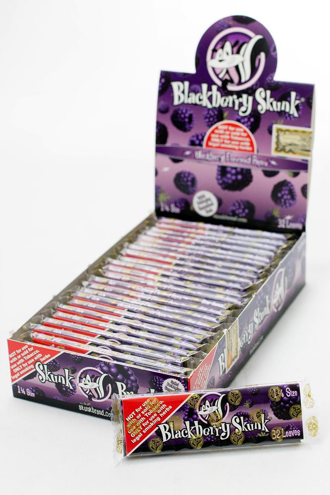 Skunk Brand sneaky delicious flavors papers 1 - 1/4" Size ONE Blackberry
