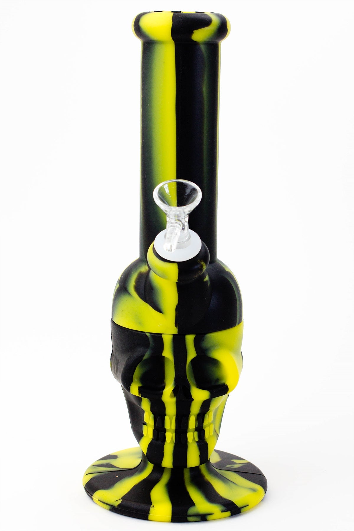 11" Genie skull multi colored detachable silicone water bong Silicone Bong ONE
