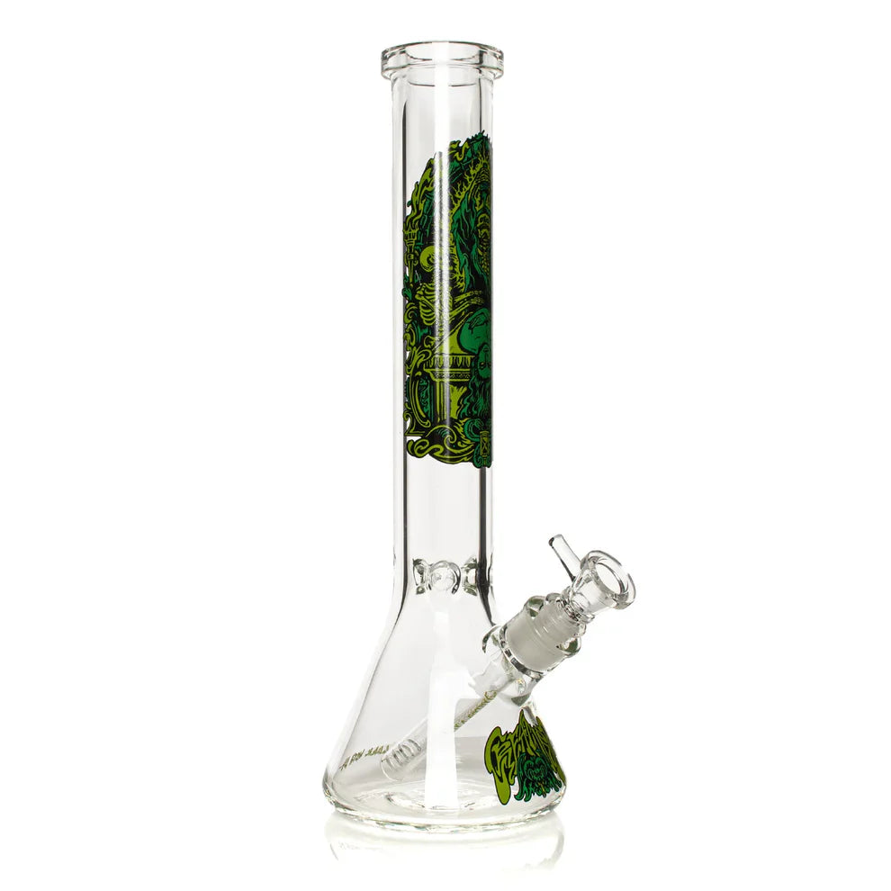 GEAR Premium® | 15" 7mm Thick Sacrifice Beaker Base Water Pipe Glass Bong Smoking Cat Distribution