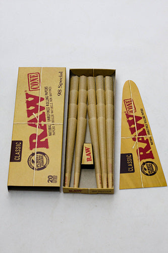 RAW Classic 98 Special Pre-Rolled Cones Pre-rolled Cone (Display Pack) ONE