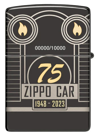 Zippo 48691 Car 75th Anniversary Collectible Zippo Lighter ONE