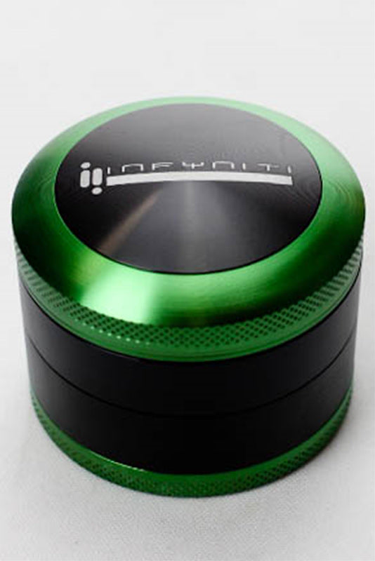 Infyniti 4 parts Aluminium grinder ( GR7601 ) Regular Grinder ONE Green