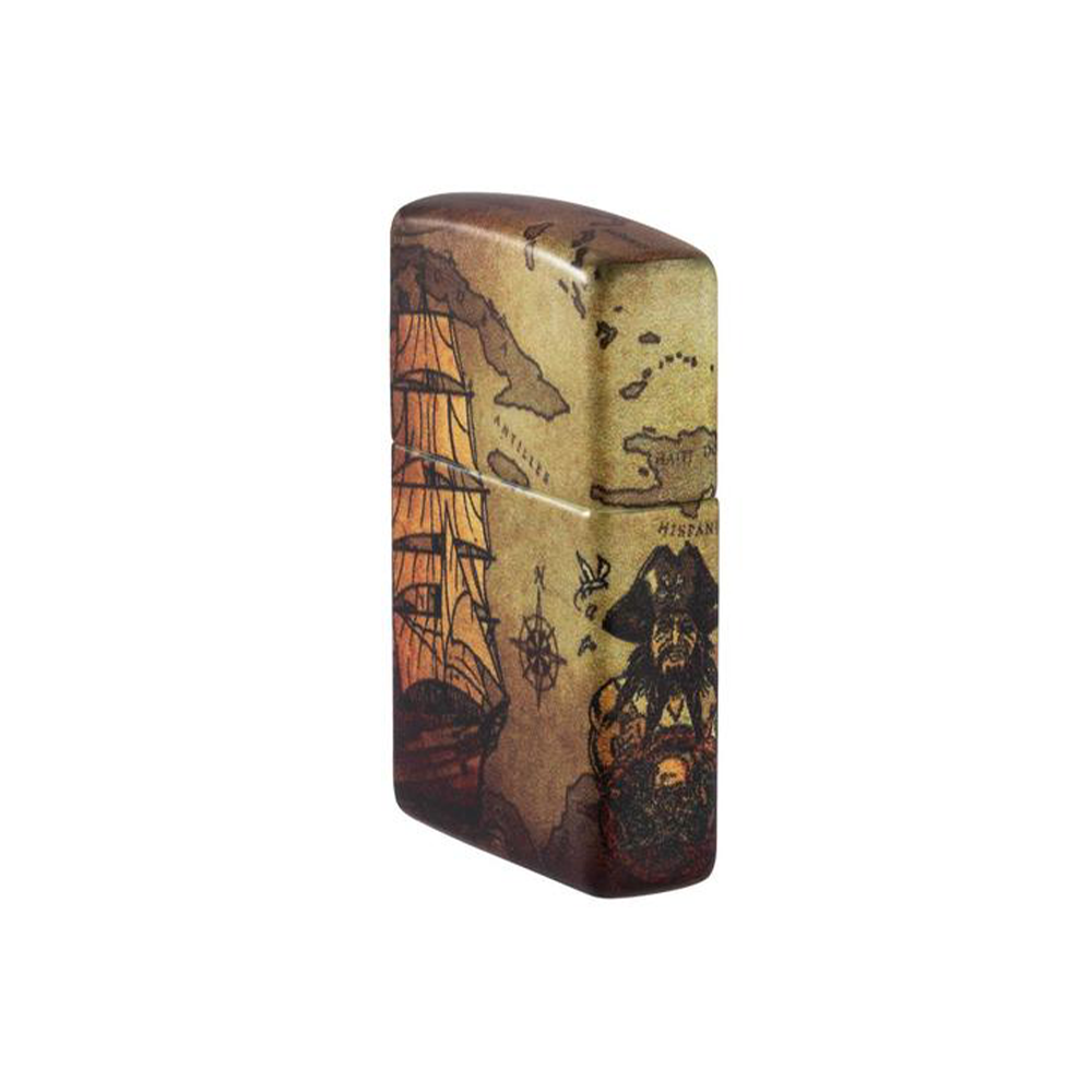 Zippo 49355 Pirate Ship Design Zippo Lighter ONE