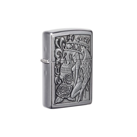 Zippo 49442 Skull and Angel Emblem Design Zippo Lighter ONE