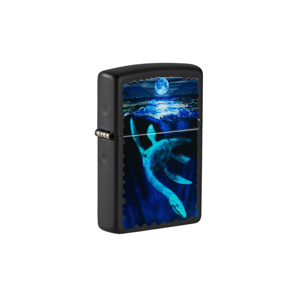 Zippo 49697 Black Light Loch Ness Design Zippo Lighter ONE
