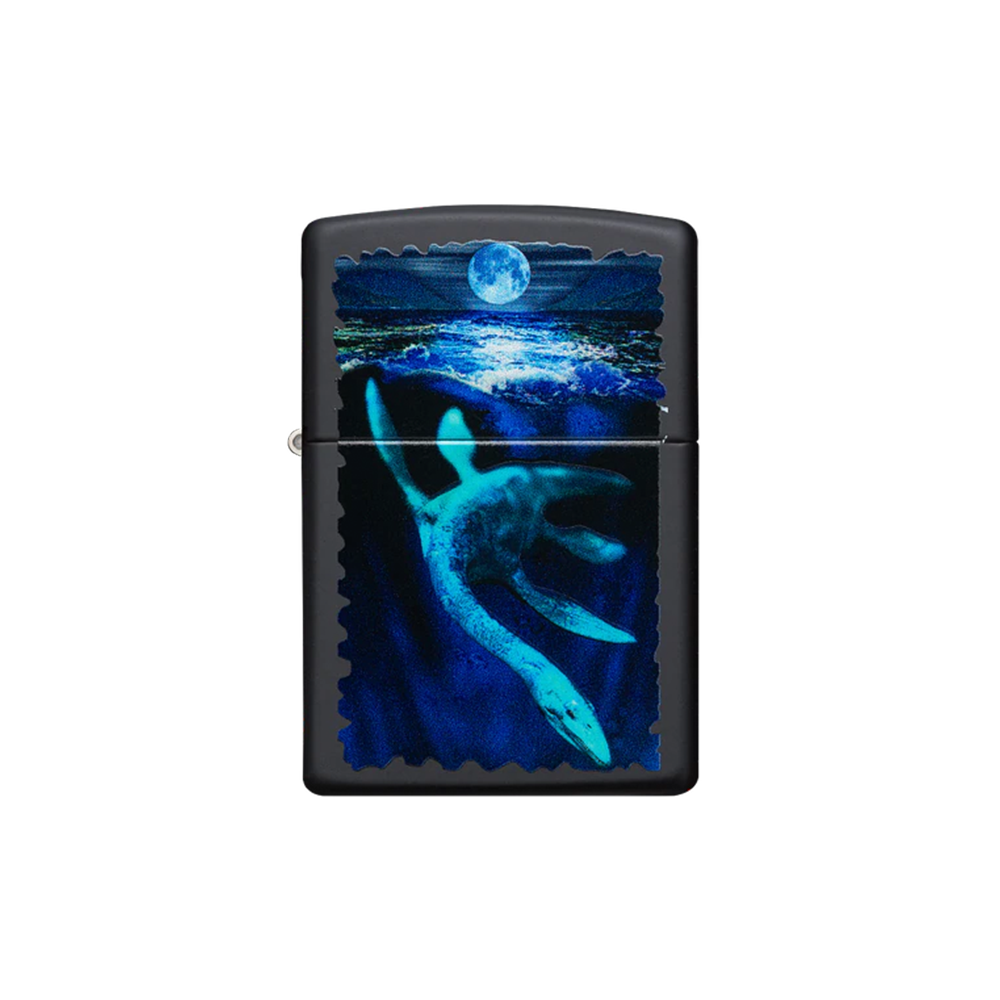 Zippo 49697 Black Light Loch Ness Design Zippo Lighter ONE