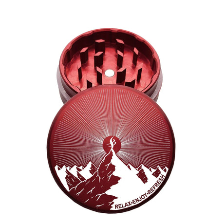 4SCORE®️ x Tahoe Grinder Co. USA made 2 PCS Herb Grinder - Limited Edition Regular Grinder 4SCORE™ Red-Mountain