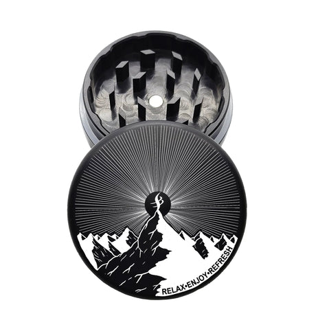 4SCORE®️ x Tahoe Grinder Co. USA made 2 PCS Herb Grinder - Limited Edition Regular Grinder 4SCORE™ Black-Mountain