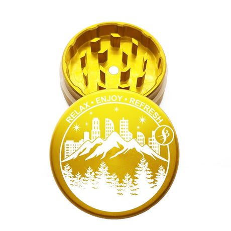 4SCORE®️ x Tahoe Grinder Co. USA made 2 PCS Herb Grinder - Limited Edition Regular Grinder 4SCORE™ Gold-City