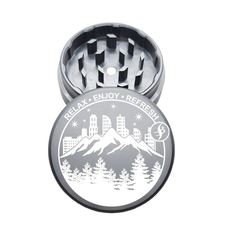 4SCORE®️ x Tahoe Grinder Co. USA made 2 PCS Herb Grinder - Limited Edition Regular Grinder 4SCORE™ Grey-City