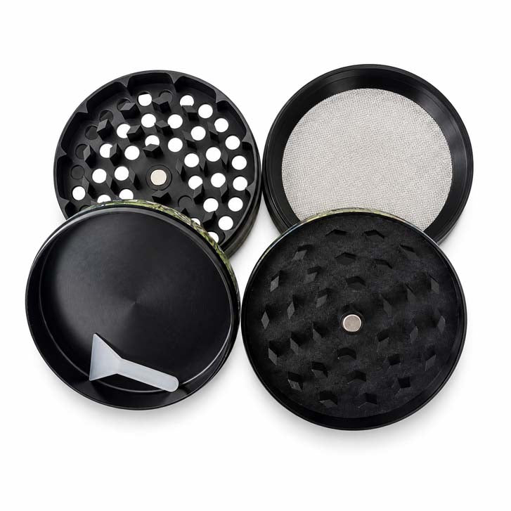 63mm Cartoon Jungle 4-Part Metal Grinder – 6 Assorted Designs Display Pack Super Supplys Inc