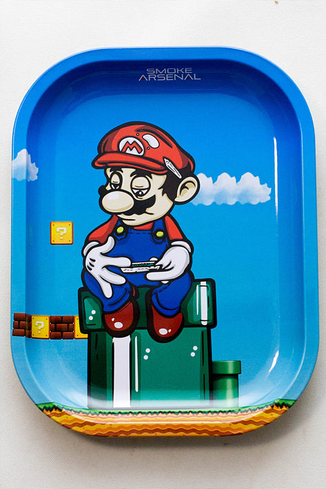 Smoke Arsenal Rolling mini Tray Tray ONE Rolling Up