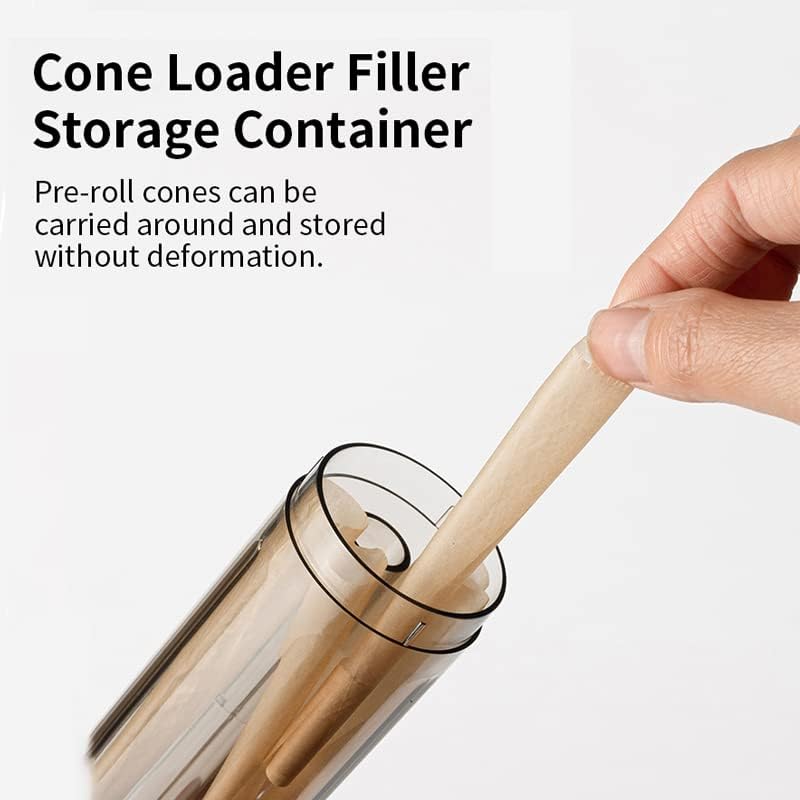 Plastic Herb Grinder with cone maker joint Roller Box of 16 Display Pack NIBO Distribution