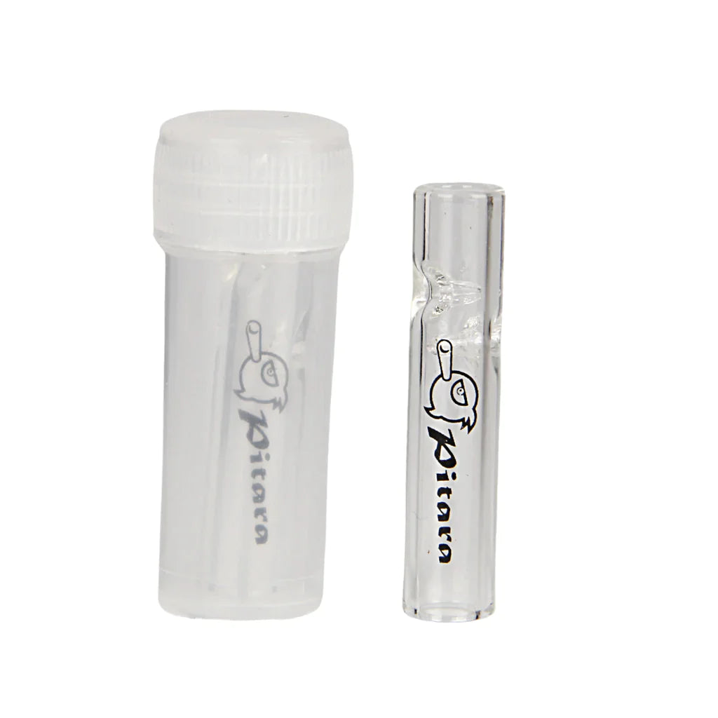 Smoke Pitara - GLASS ROLLING TIPS Filter Tip Smoke Pitara Thin Round End 5 Pcs