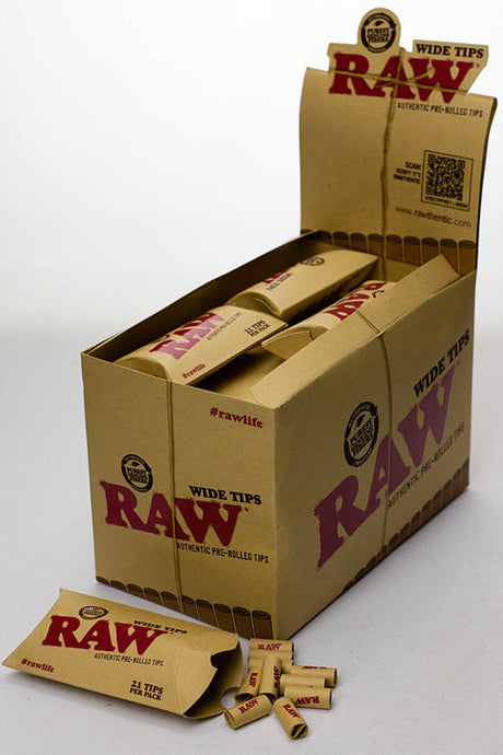 Raw Rolling paper pre-rolled wide filter tips Filter Tip ONE