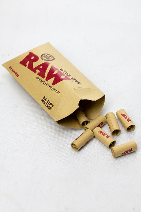 Raw Rolling paper pre-rolled wide filter tips Filter Tip ONE