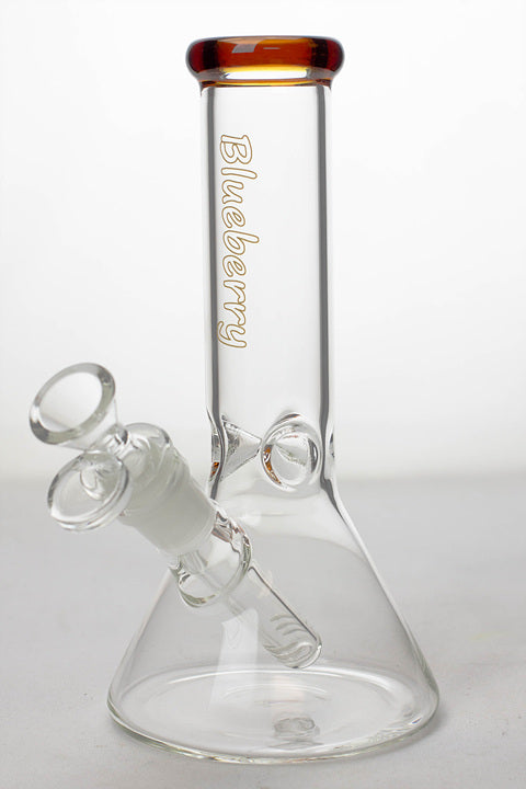 8" Blueberry glass beaker water bong ( N8040 ) Glass Bong ONE Gold