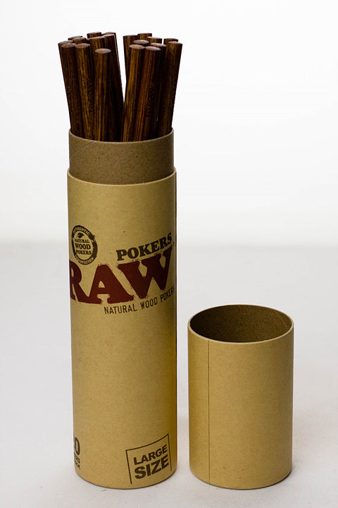 RAW Natural Wood Pokers Filler · Poker ONE Large (9.5")