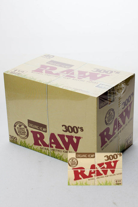 RAW 300's. Organic hemp paper 1 - 1/4" Size ONE