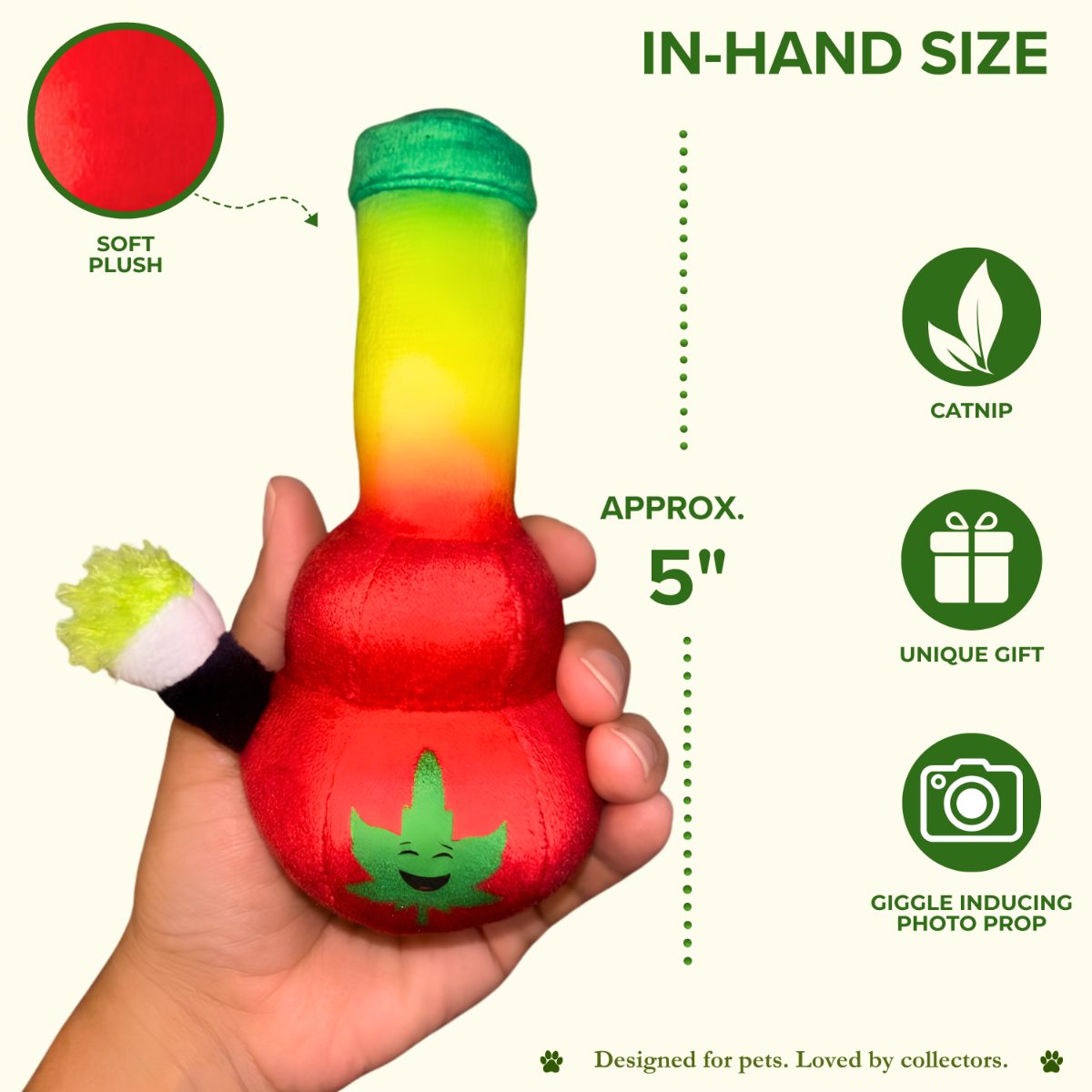 Lil Bo da Bong | 420 Cat Toy & Collectible Plush For Pet PAW20
