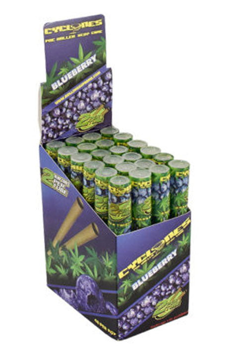 CYCLONES HEMP WRAPS CONE Leaf Wrap ONE Blueberry