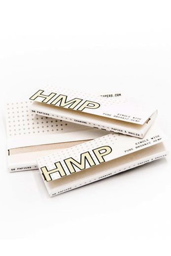 HMP Organic Hemp rolling paper 1 - 1/4" Size ONE Single Wide