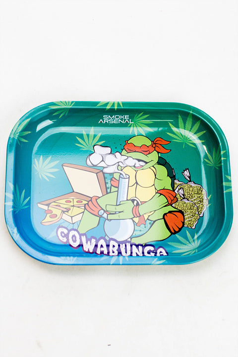 Smoke Arsenal Mini Rolling Tray Tray ONE Cowabunga