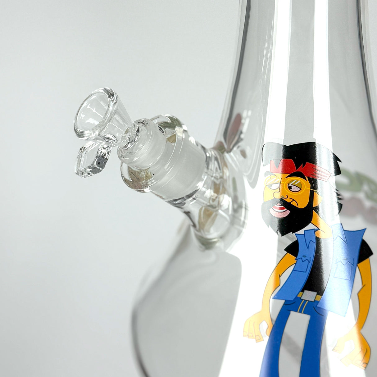 Cheech & Chong® Glass | 48" Tall 7mm Thick How High Are You Bell Base Water Pipe Glass Bong West Coast Gifts