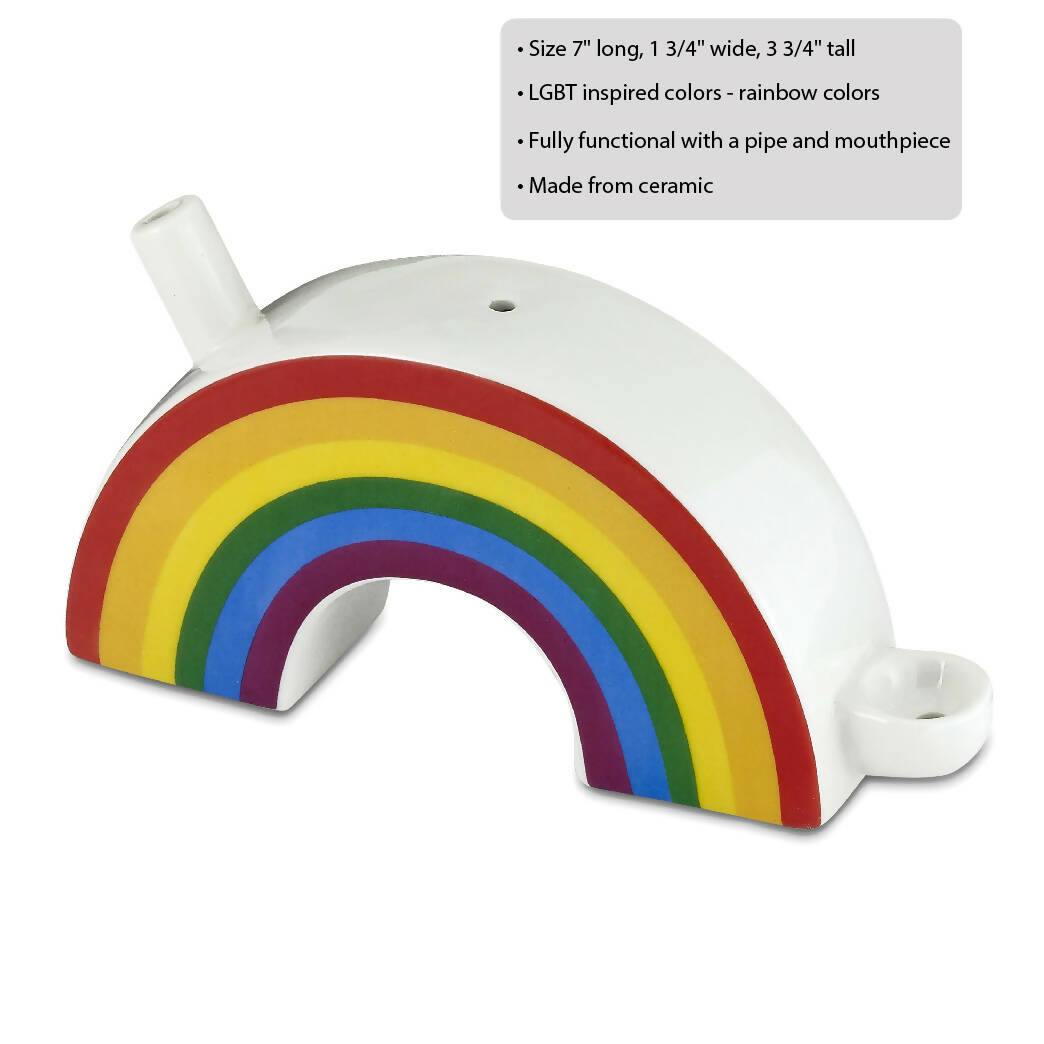 Rainbow pipe Ceramic Pipe Roast and Toast Gifts