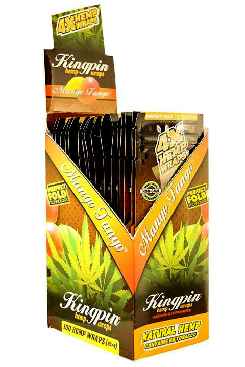 Kingpin Hemp Wraps Leaf Wrap ONE Mango Tango