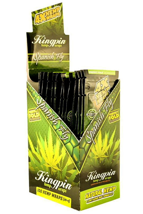 Kingpin Hemp Wraps Leaf Wrap ONE Spanish Fly