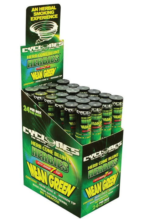 CYCLONES HEMP WRAPS CONE Leaf Wrap ONE Mean Green