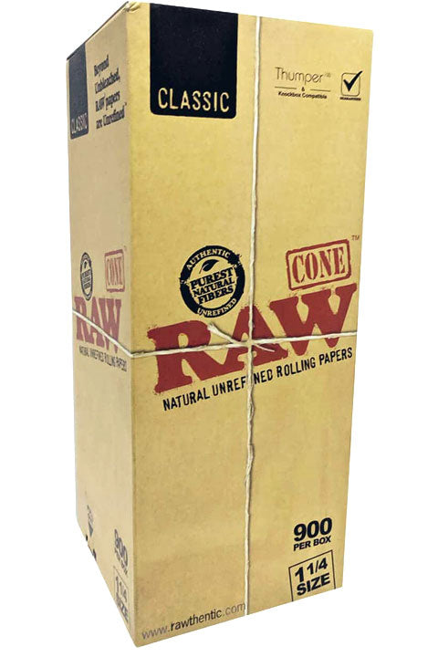 Raw cone bulk 900 1 1/4 Pre-rolled Cone (Bulk / Tower) ONE