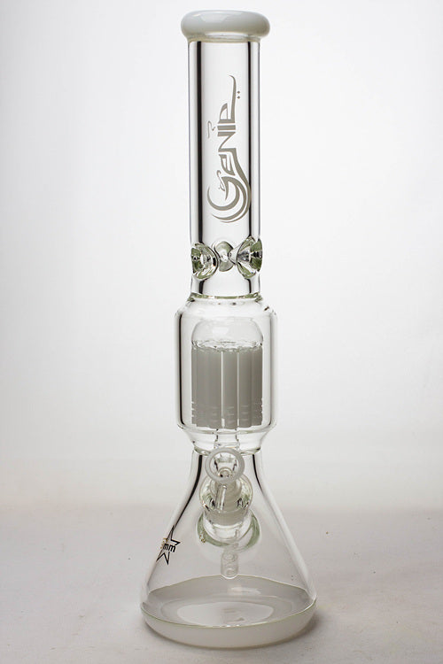 17.5" Genie 10-arm 9 mm colored bottom glass bong ( GE4180 ) Glass Bong ONE