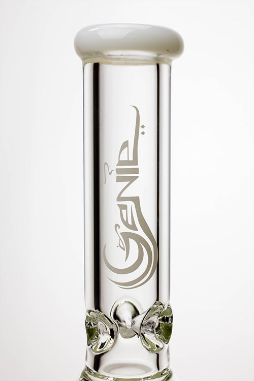 17.5" Genie 10-arm 9 mm colored bottom glass bong ( GE4180 ) Glass Bong ONE