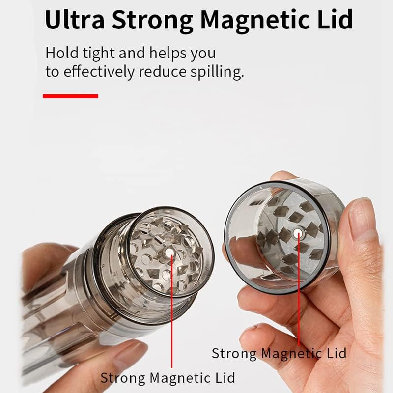 Plastic Herb Grinder with cone maker joint Roller Box of 16 Display Pack NIBO Distribution