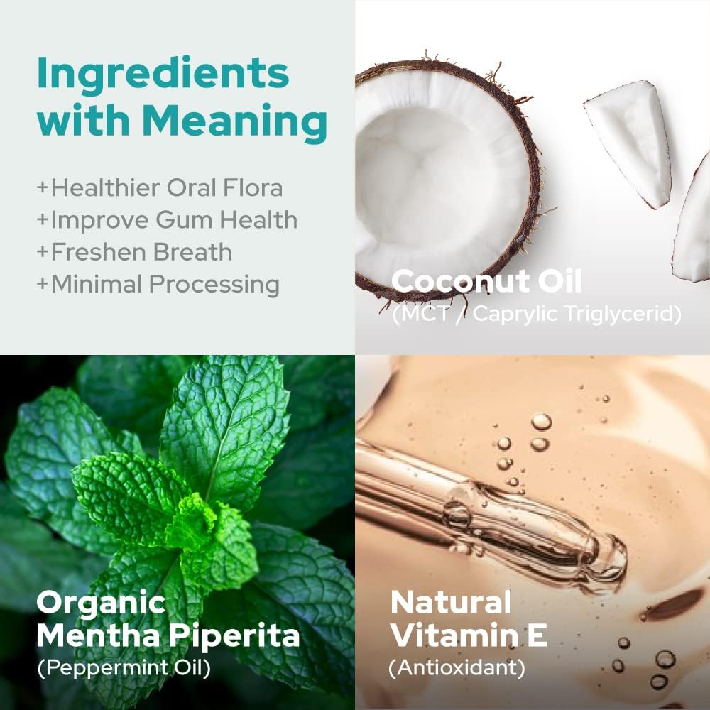 Plant of Life | Natural Mouth Pulling Oil - Ayurvedic Coconut + Mint 240mL Skincare Neo Wholesale Co.