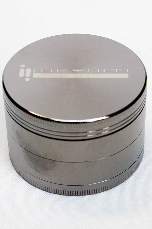 Infyniti 4 parts metal herb grinder ( GR6345 ) Regular Grinder ONE Gun Metal