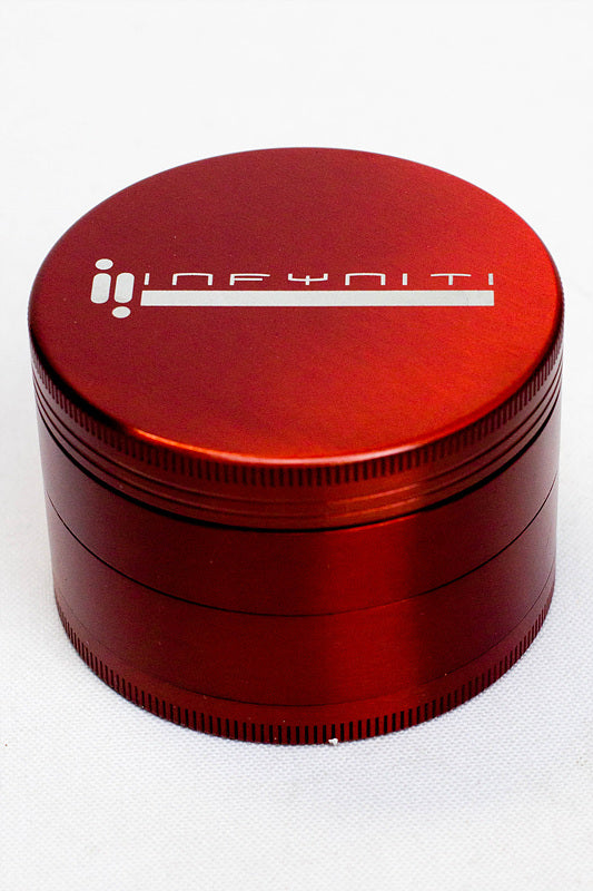 Infyniti 4 parts metal herb grinder ( GR6345 ) Regular Grinder ONE Red