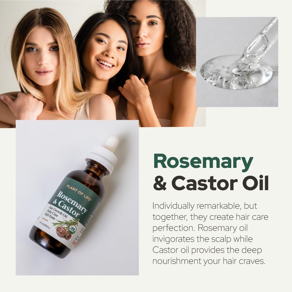 Plant of Life | Organic Rosemary & Castor 2 oz Skincare Neo Wholesale Co.