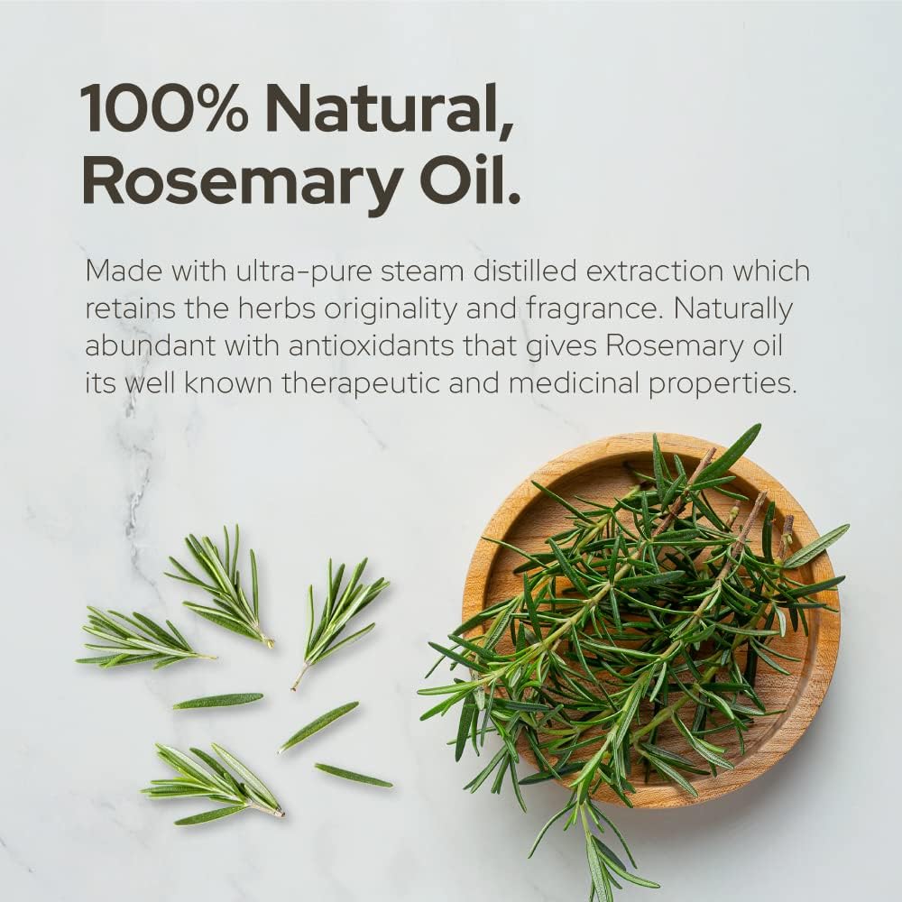 Plant of Life | Rosemary Essential Oil for Aromatherapy Hair, Skin, & Nails (1 oz / 30mL) Skincare Neo Wholesale Co.