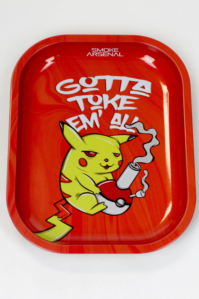 Smoke Arsenal Mini Rolling Tray-New Tray ONE Toke Em All